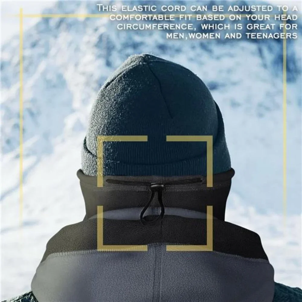 Unisex Balaclava Face Mask Windproof Fleece Ski Mask Winter Neck and Face Warmer